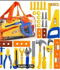12 pc Simulation Large Screw Repair Storage Tool Set Hand/Eye Coordination 3yrs 
