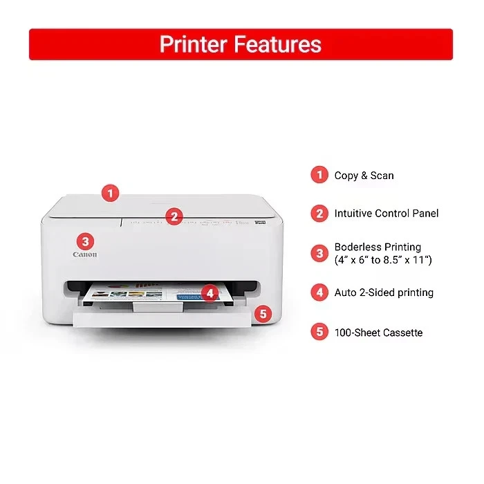 NEW Canon PIXMA TS4320 All-In-One Printer-Wireless-Best for Business+ Free INK - Image 3 of 4