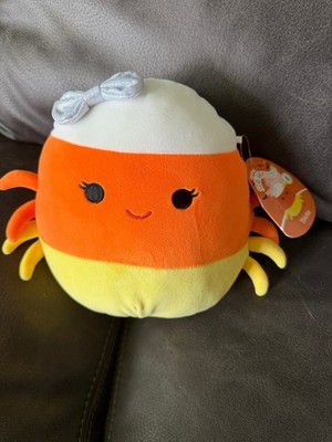 NEW with tags Squishmallows HALLOWEEN Tricha The  Candy Corn Spider Halloween 8''