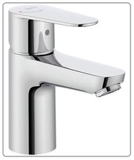 Roca A5A324FC00 Victoria Plus Sink Basin Mixer Tap Smooth Body Cold Start Chrome