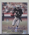 Cliff Branch Signed 8 x 10 Insc Photo! HOF Oakland Raiders 3 Superbowl Champ COA