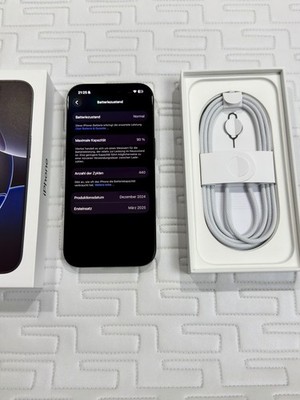 Apple iPhone 16 Pro 128GB Schwarz Titan ohne Simlock OVP