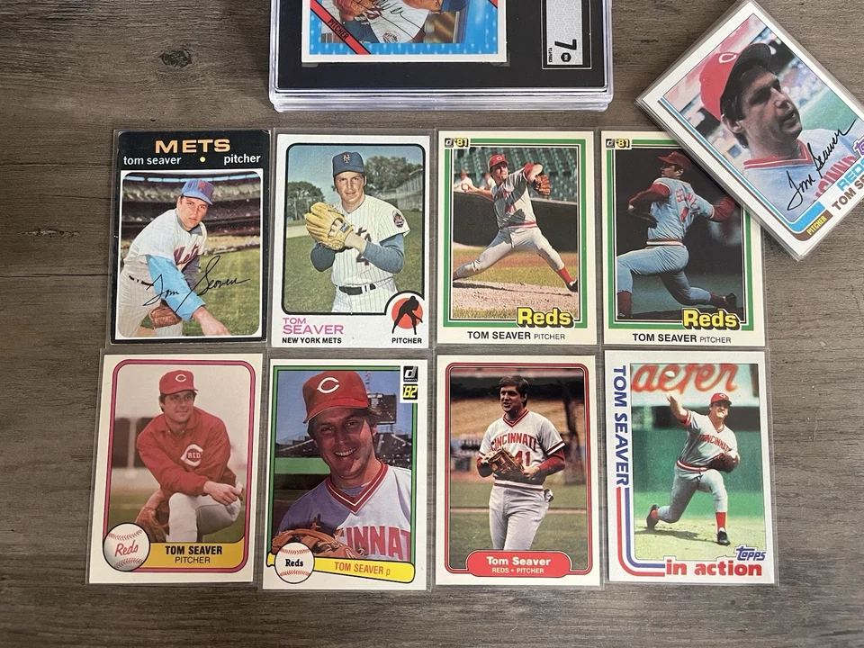 Lote de 16 cartas com classificação Tom Seaver - Imagem 4 de 4