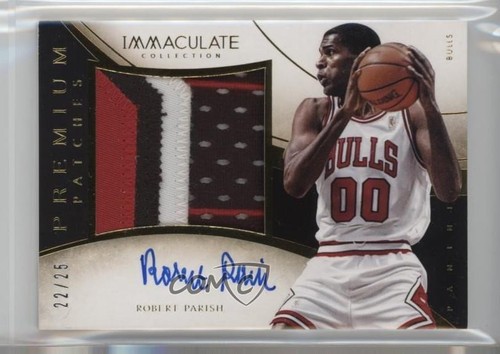 2013 Panini Immaculate Premium Signatures 22/25 Robert Parish Patch Auto HOF h6p