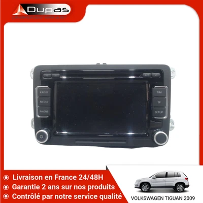 🇫🇷 ECRAN GPS VOLKSWAGEN TIGUAN ➤3C8057195X ♻️ - Photo 1/2