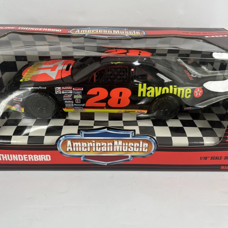 ERTL American Muscle Nascar #28 Davey Allison Havoline Texaco 1/18 Nuevo 7458 Foto 2 de 4