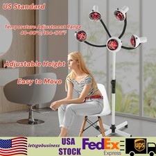 5 Head Salon Infrared Heat Lamp, Adjusting Height Styling Perming Dryer 750W