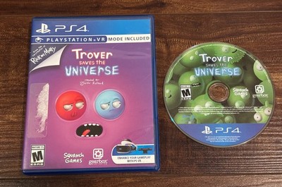 Trover Saves the Universe Rick Morty Complete w/ Case Playstation 4 PS4 - TESTED