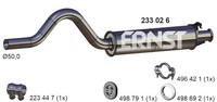 Ernst MittelschalldäMpfer 233026 FüR Audi 80 B4 8C5 8C2 Avant TDI
