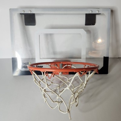SKLZ Pro Mini Basketball Hoop Black/White W/ Ball Good Condition Read D