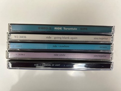 Ride CD Album Lot Tarantula Going Blank Again Nowhere Smile Carnival Of Light