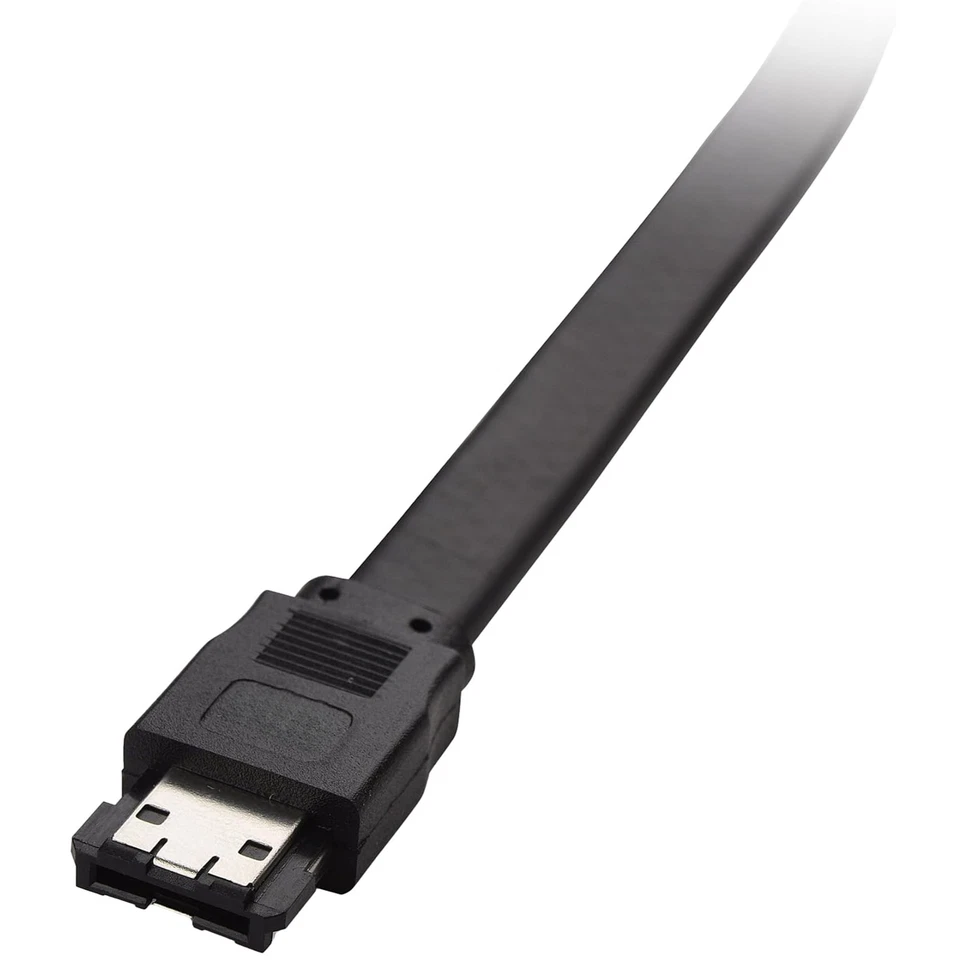 2x New 3 Feet (1 Meter) eSATA Male External SATA Cable Cord - Image 2 of 2