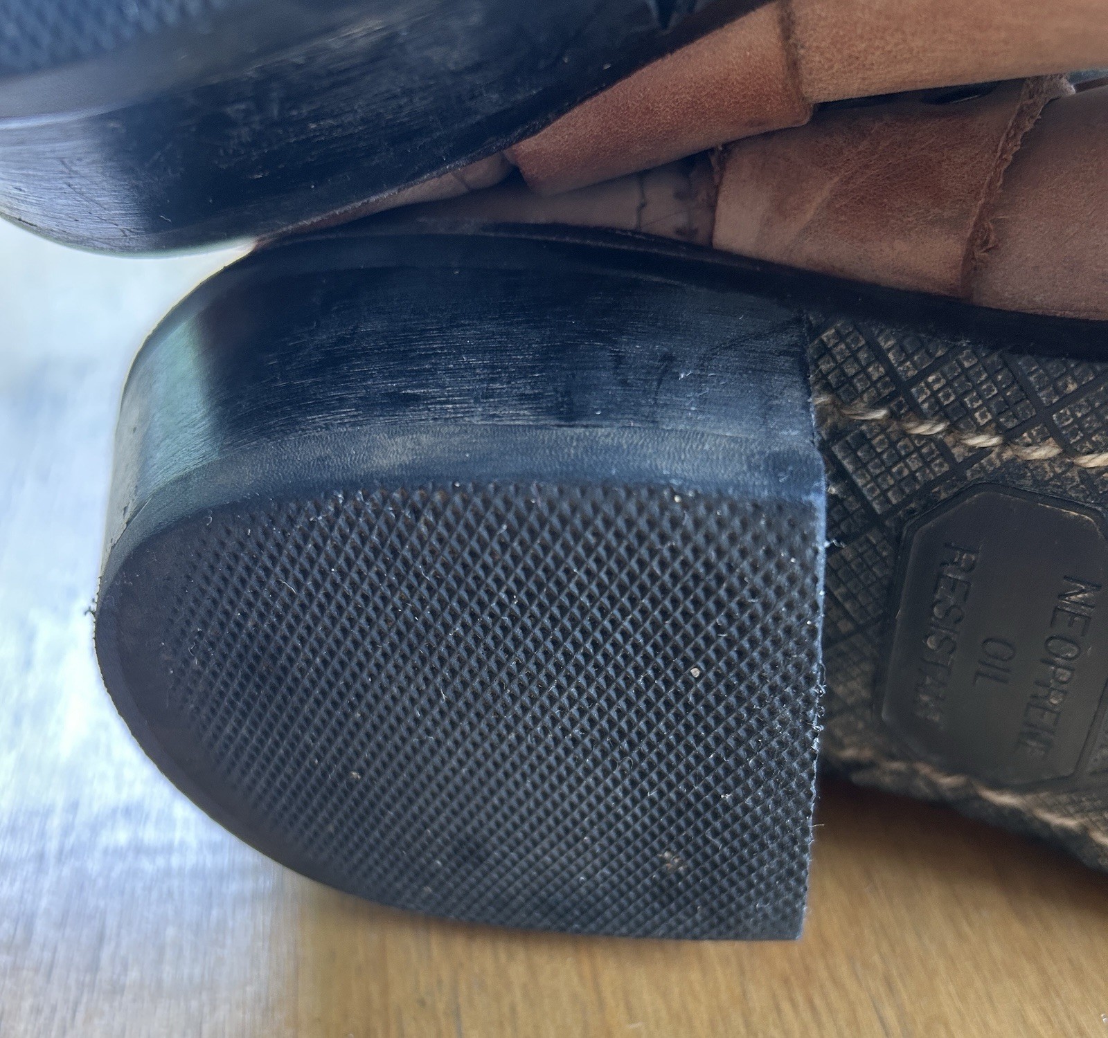 Vintage Frye Brown Eagle Harness Western Boot Women Sz 9 Cognac Square Toe OT