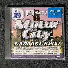 Motor City Karaoke Hits CD The Singing Machine Soul Hits Volume 3