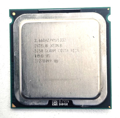 Intel Xeon 5150 Processor SLABM COSTA RICA 2.66GHz/4M/1333 05- 3727B049 Tested.