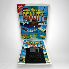 Virtual Reality Studio 1991 Domark Big Box Floppy Disk Amiga CIB