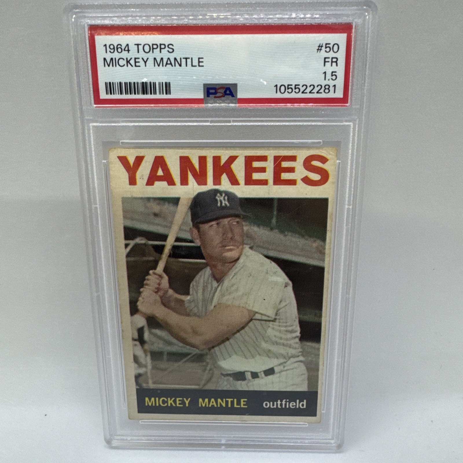1964 Topps Mickey Mantle #50 PSA 1.5..HOF