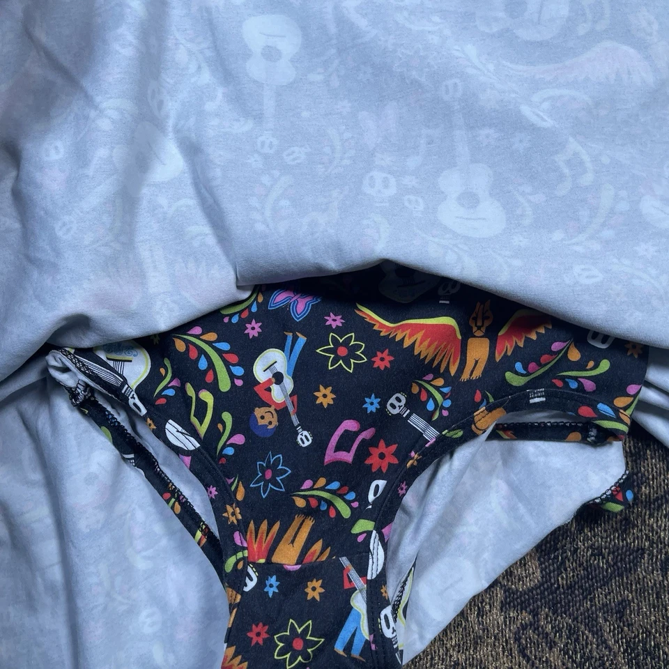 Wild Rich Kids Twirl Dress Girls Size 11/12 Disney Coco Art Black - Image 4 of 4