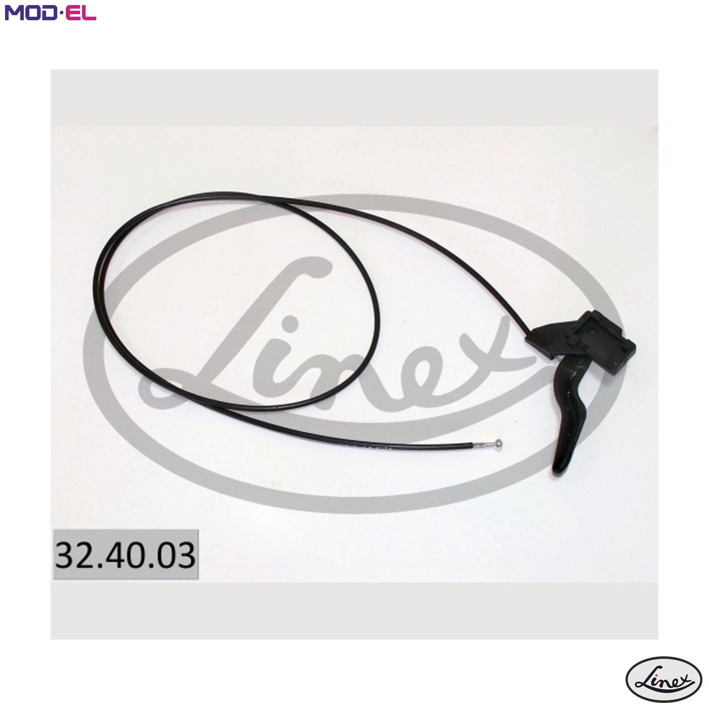 Bonnet opening cable 32.40.03 LINEX for OPEL KADETT D KADETT D Estate KADETT E - Image 4