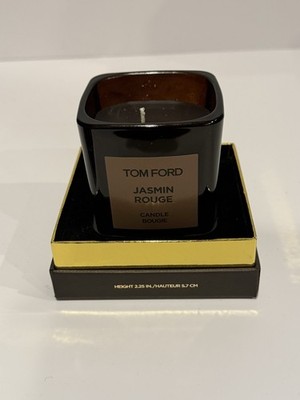 TOM FORD Jasmin Rouge Scented Jar Candle Black Glass Square | eBay