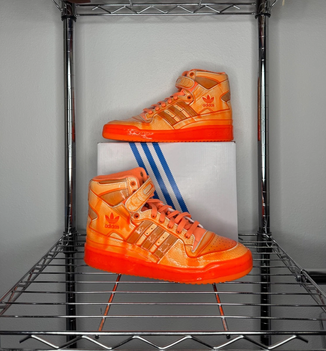 adidas Jeremy Scott x Forum High Dipped - Signal Orange for Sale