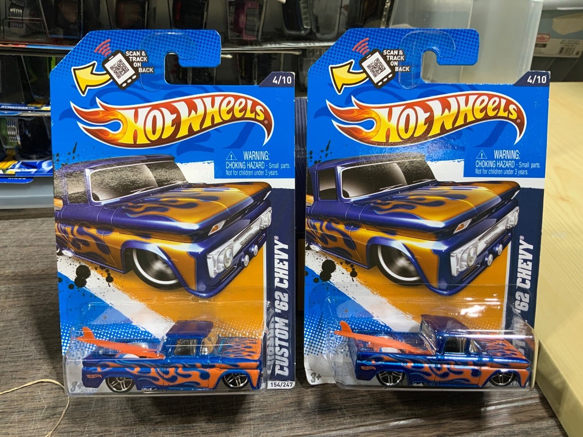 HOT WHEELS CUSTOM '62 CHEVY PICKUP TRUCK COLLECTION UPDATED