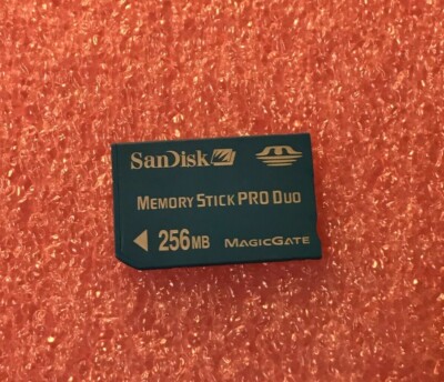 Sandisk 256MB Memory Stick Pro Duo Flash Card SDMSPD-256