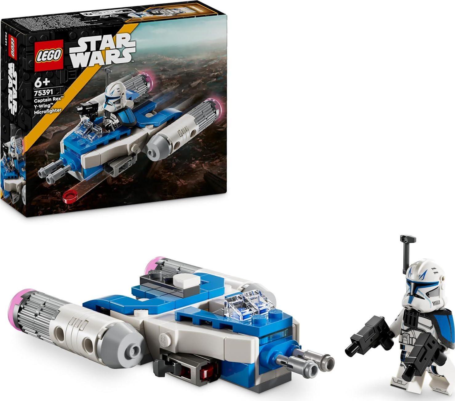LEGO Star Wars Captain Rex Y-Wing Microfighter, Collectible The Clone Wars Toy a