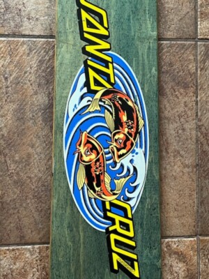 Rare 48'' SANTA CRUZ KOI FISH / SPEAKER BOX / DRAGSTER LONGBOARD DECK Skateboard