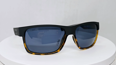 COSTA DEL MAR black-tortoise/gray HALF MOON polarized 580P sunglasses NEW!