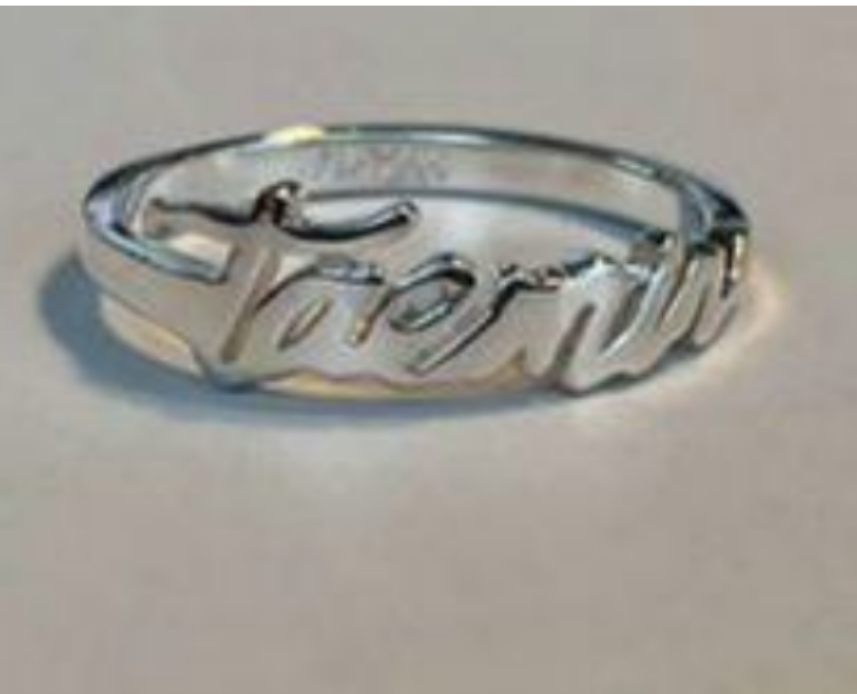 【新品未使用・箱付き】SHINee テミン TAEMIN 公式 シルバーリング SHINee Taemin 10th Anniversary Name Ring Size Free SUM SMtown Coex