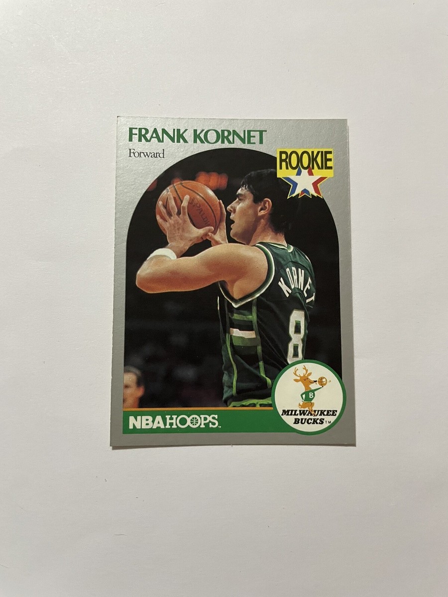 1990 NBA Hoops Basketball Card #176 Frank Kornet Milwaukee Bucks