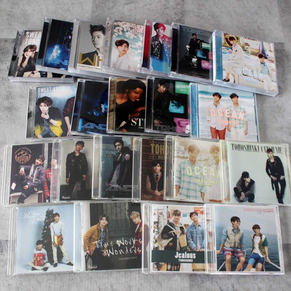 SET x22 TVXQ Japan CD Single Scream Ocean Android Sweet SET x22 TVXQ Japan CD Single Scream Ocean Android Sweet