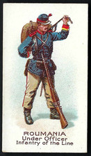 BRITISH AMERICAN (PLAIN) - SOLDIERS OF THE WORLD - ROUMANIA, UNDER OFFICER