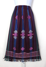 VTG 1970s 80s SANDY STARKMAN BOHO HIPPIE ETHNIC SKIRT SIZE SMALL MADE INDIA