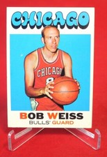Bob Weiss Topps NBA Basketball Card 1971 #128 EX