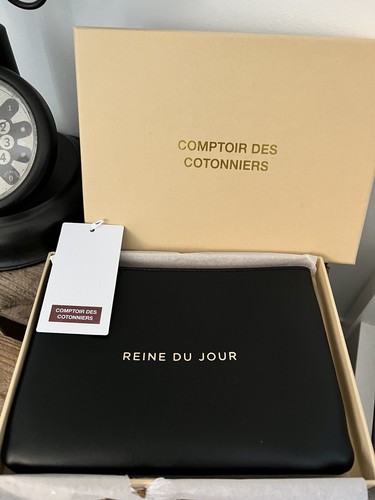 Sac Bandoulière/pochette COMPTOIR DES COTONNIERS En Cuir Gris - Occasion Bon état