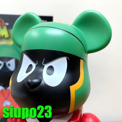 Medicom 400% + 100% Bearbrck ~ Space Jam Be@r brick Marvin the