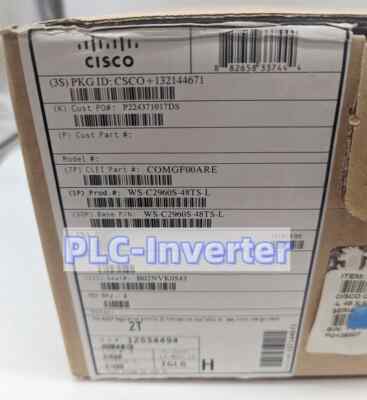 New Cisco WS-C2960S-48TS-L 48-Port 4 x SFP Gigabit Ethernet Switch DHL/FedEX#