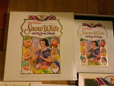 SNOW WHITE AND THE SEVEN DWARFS 3-Laserdisc LD BOXED SET CAV WALT DISNEY
