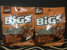 Bigs Sizzlin' Bacon Sunflower Seeds {LOT OF 2 BAGS}