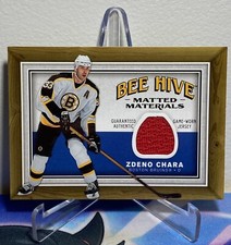 2006-07 Upper Deck BEE HIVE Hockey ZDENO CHARA #MM-ZC MATTED MATERIALS JERSEY