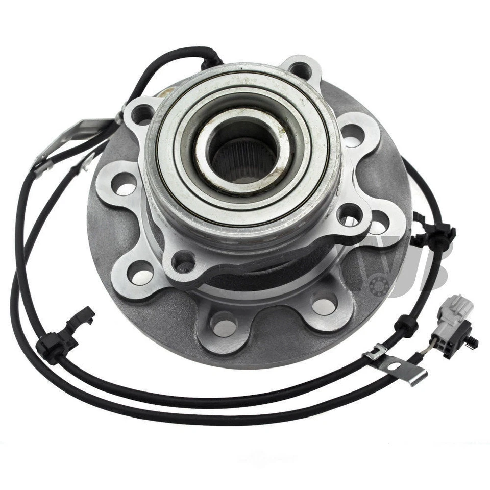 Подшипник колеса и ступица в сборе - полный привод, 4-колесная ABS WJB подходит для 1998 Dodge Ram 2500 - Изображение 2 из 3