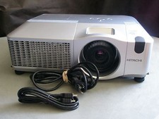 HITACHI CP-X809 LCD PROJECTOR, 5000 LUMENS, HDMI, LOW HOURS  NEW LAMP OPTION 
