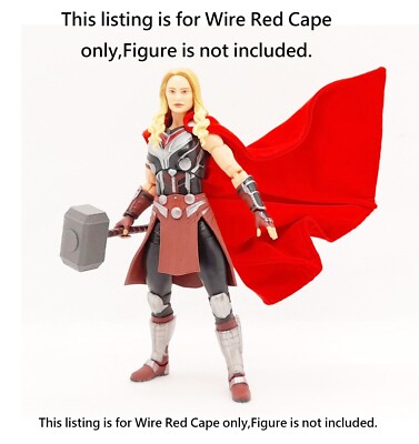 Thor アクションフィギュア 赤いマント Hasbro Marvel Legends Love and Thunder Mighty Thor Dedicated Wire