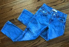 Levi's Boys Youth Medium Wash 514 Straight Leg Jeans Size 16 Regular W28 x L28