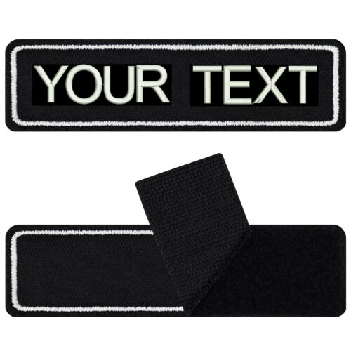 Patch Personalized with Velcro Clothing Nameplates 75x20mm - Picture 1 of 8