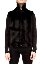 Givenchy Reversible Faux Fur Wool Jacket Coat Parka Jacket Unisex Gilet Vest M