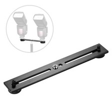 Dual Mount Tripod Bracket Flash DSLR Stand Microphone Z5W1