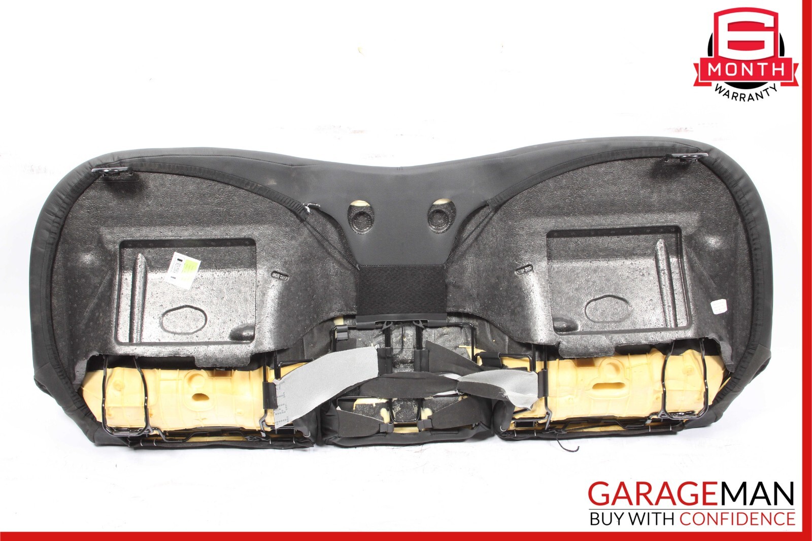 14-17 Maserati Ghibli Rear Bench Lower Bottom Seat Cushion Cover Black OEM